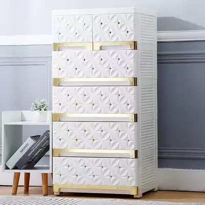 European-style large 60 65-face wide storage cabinet drawer type 50cm storage cabinet household plastic savings finishing box