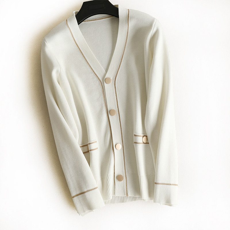 The coat woman in autumn 2021 new Han edition loose fashion color color color color color color color color color color color color color color color color color color knitted sweater