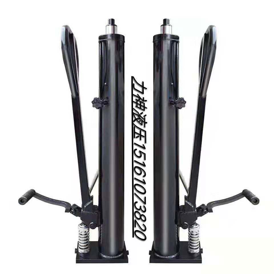 Manual electric hydraulic pile high car heightening car cylinder hydraulic pile high machine accessories lifting loading and unloading oil pump jack