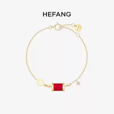 HEFANGYUAN Jewelry Sleeping Princess bracelet 925 sterling silver destiny year red rope female simple jewelry gift