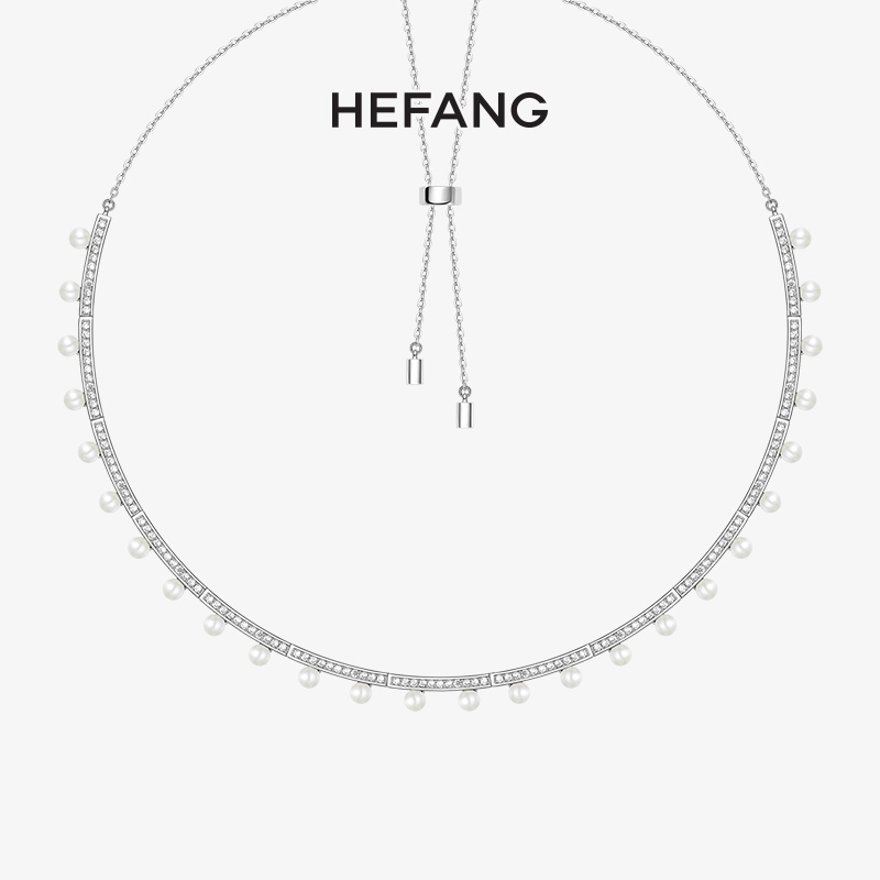 HEFANG Where to Jewelry Ballet Dancer Dress Necklace 925 Pure Silver Women Ins Nets Red Choker Necklace Wool necklace