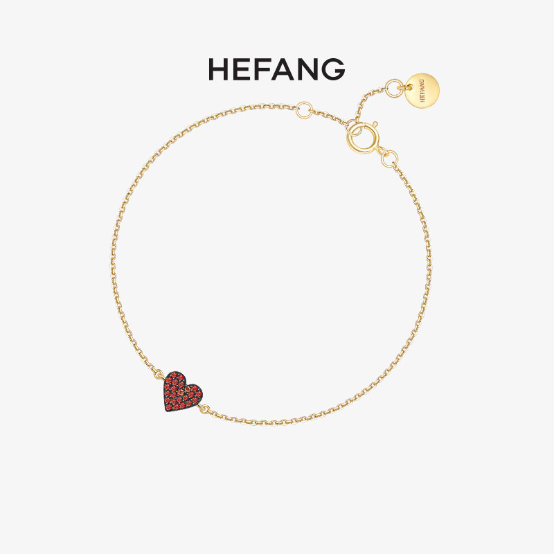 HEFANG Qi jewelry mini symbol bracelet 925 sterling silver female best friend net red fashion jewelry gift