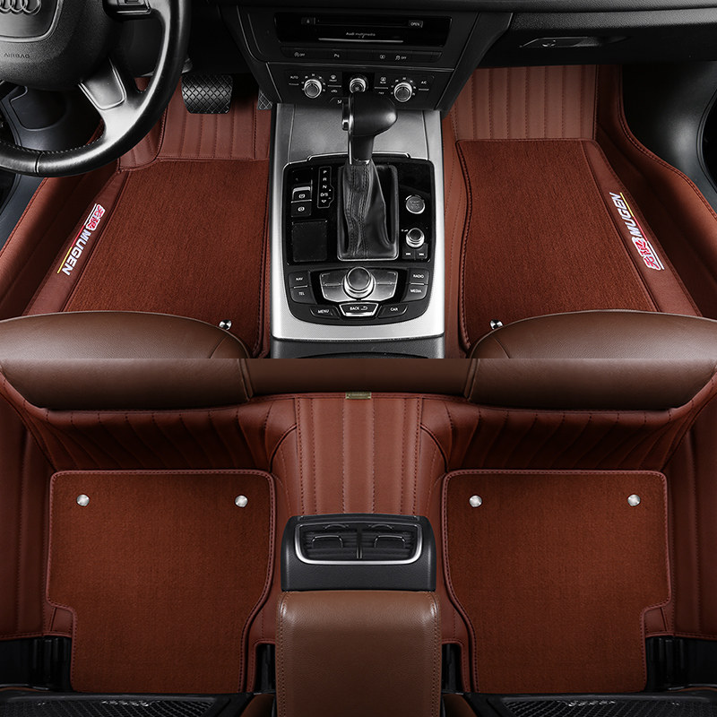 All-inclusive car leather foot pads cowhide pedal dedicated to 18 suitable for overbearing Prado 3500 2700 4000