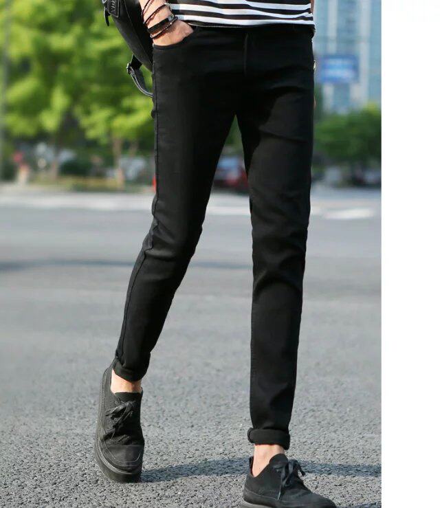 Jeans pour adolescent pieds Slim pour Quatre saisons - Ref 1465730 Image 9