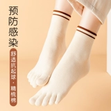 Хлопковые носки, тонкие летние гольфы, средней длины