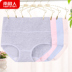 Nam cực 4 phụ nữ đồ lót của phụ nữ cao eo hông bụng cotton mùa hè thoáng khí tóm tắt liền mạch Eo cao