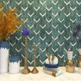 Белая самоклеющаяся металлическая мозаика на стену, французский стиль