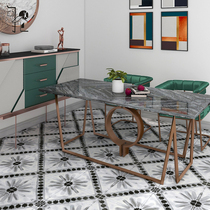 Modern minimalist name Dormitory Small Chrysanthemum pieces Living room Balcony Floor Tiles Retro Kitchen Bathroom Toilet Wall Tiles