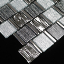 Glass mosaic tiles bathroom bathroom wall tiles restaurant bar KTV TV entrance wash basin background wall