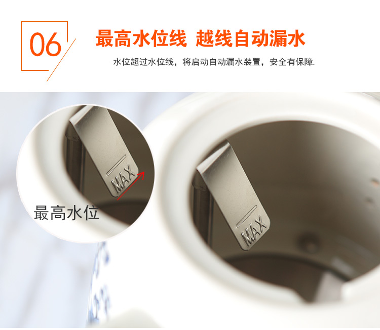 am sieu toc braun Jingdezhen ấm đun nước gốm sứ màu xanh và trắng tự động tắt nguồn ấm đun nước bằng sứ nhỏ ấm trà chống khô - ấm đun nước điện ấm siêu tốc sunhouse