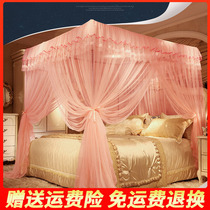  Princess wind mosquito net 1 8m bed 1 5 three-door door 2m simple household floor 2 0x2 2x2 3 anti-pattern account