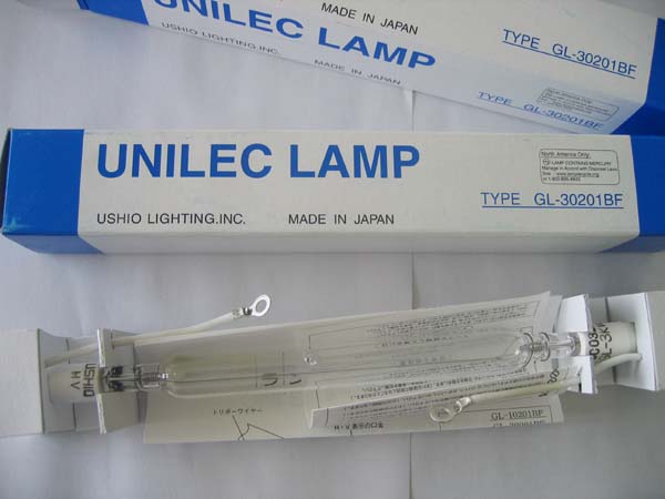 Original imported 3KW UV UV printing lamp excellent USHIO Oxtail GL-30201BF