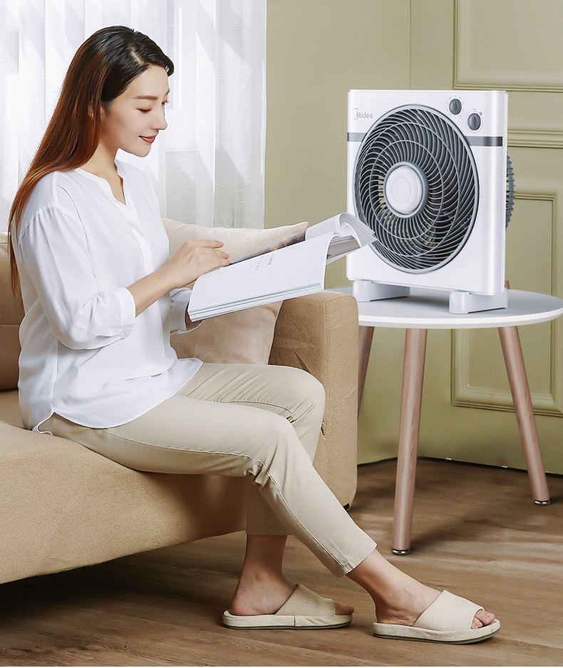 quạt điều hòa giá rẻ Quạt trang đẹp KYT25-15AW quạt máy tính để bàn nhỏ quạt sàn nhà im lặng học sinh may mắn - Quạt điện quạt trần trang trí giá rẻ