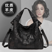 Big bag female 2020 new mother fashion versatile large capacity handbag sheepskin leather womens bag crossbody bag