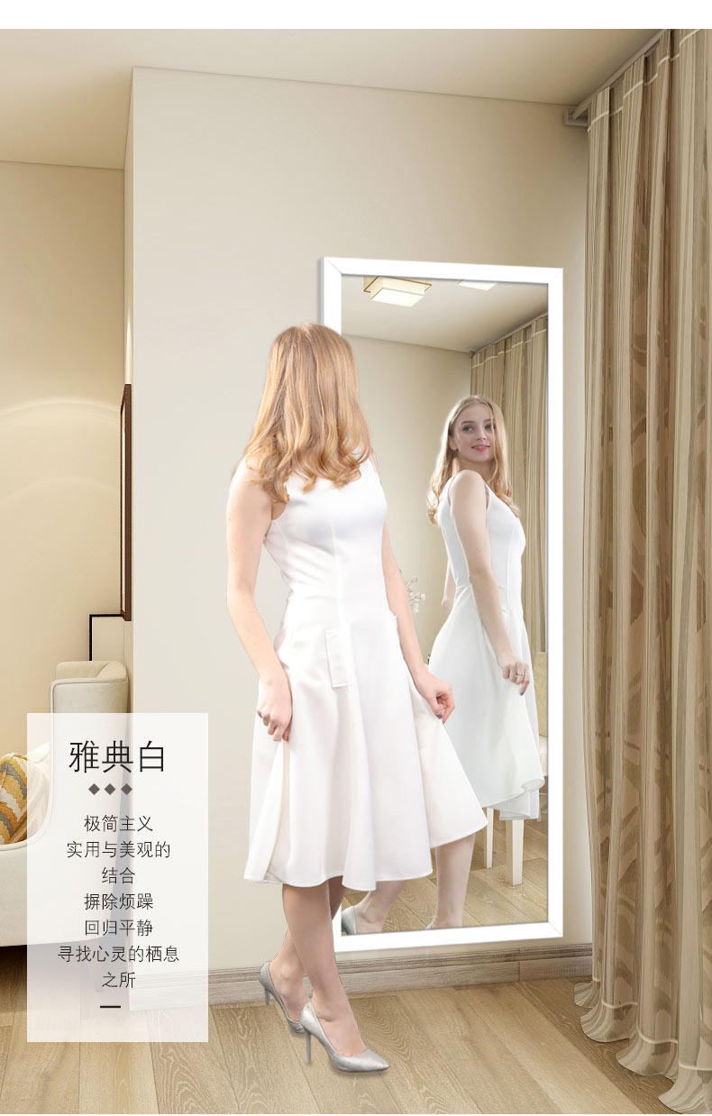 Gương miễn phí dán gương nhà toàn thân gương nữ tường gương treo tường gương phù hợp gương - Gương gương vệ sinh