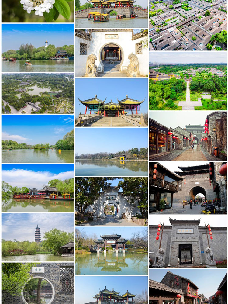 高清JPG素材江苏扬州风景图片瘦西湖何个园林文昌阁五亭桥摄影照插图11
