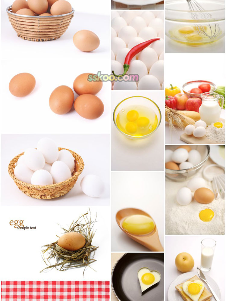 鸡蛋绿色食品高清JPG摄影特写照片4K壁纸背景图片插图设计素材插图9
