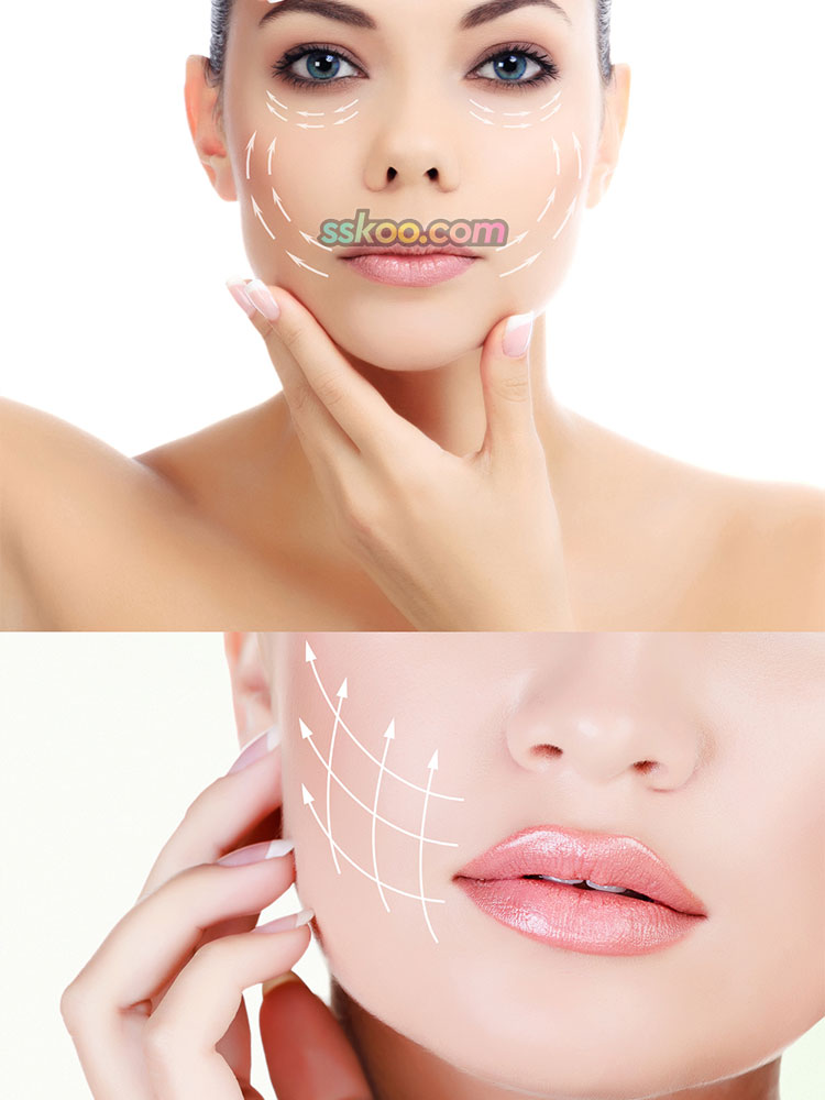 国外人物面部特写护肤美容化妆宣传海报设计JPG高清图片插图素材插图8
