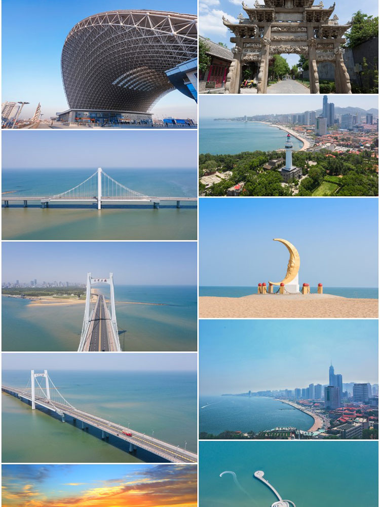 旅游景点山东烟台风景太虚宫大佛夹河大桥高清JPG图片摄影素材插图3