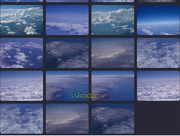 天空蓝天白云插图特写照片风景壁纸高清4K摄影图片设计背景素材插图12