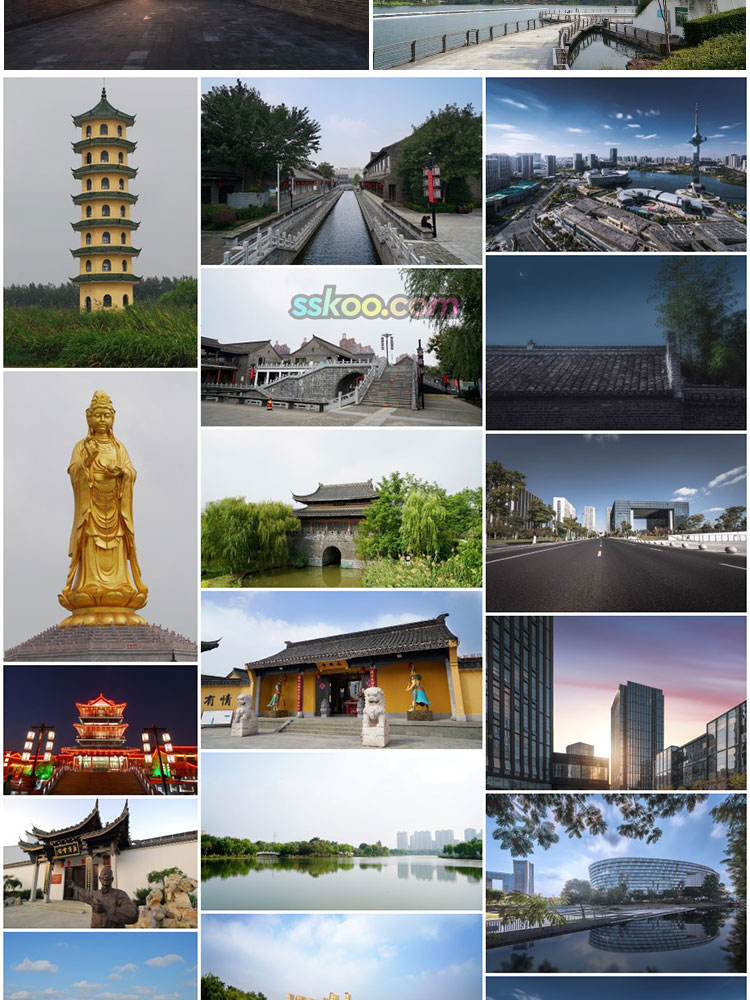 高清JPG素材江苏盐城风景图片黄海湿地森林聚龙湖园林古镇摄影照插图10