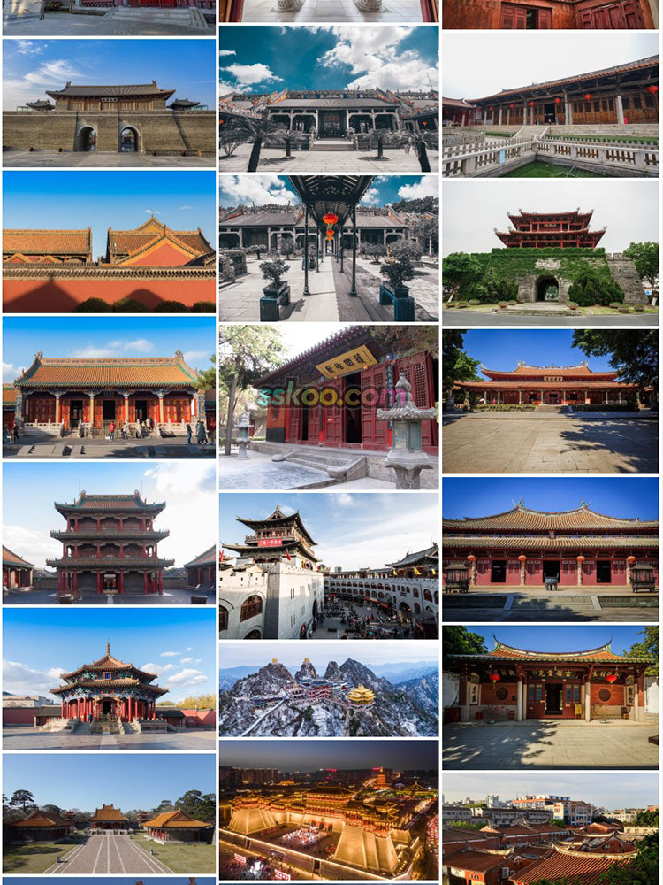 中国传统古典建筑寺庙亭台楼阁园林风代著名JPG图片插图摄影照片素材插图13