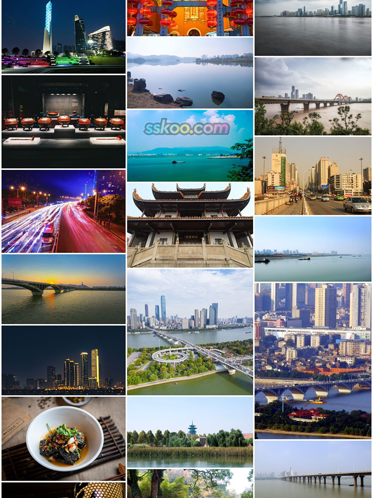 高清JPG素材湖南长沙风景图片橘子洲天心阁湘江梅溪湖全夜景摄影插图9