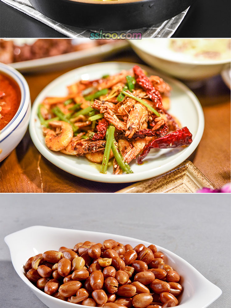 家常菜中国传统美食下酒菜煎炸炒铁板烹饪餐厅单高清JPG图片素材插图6