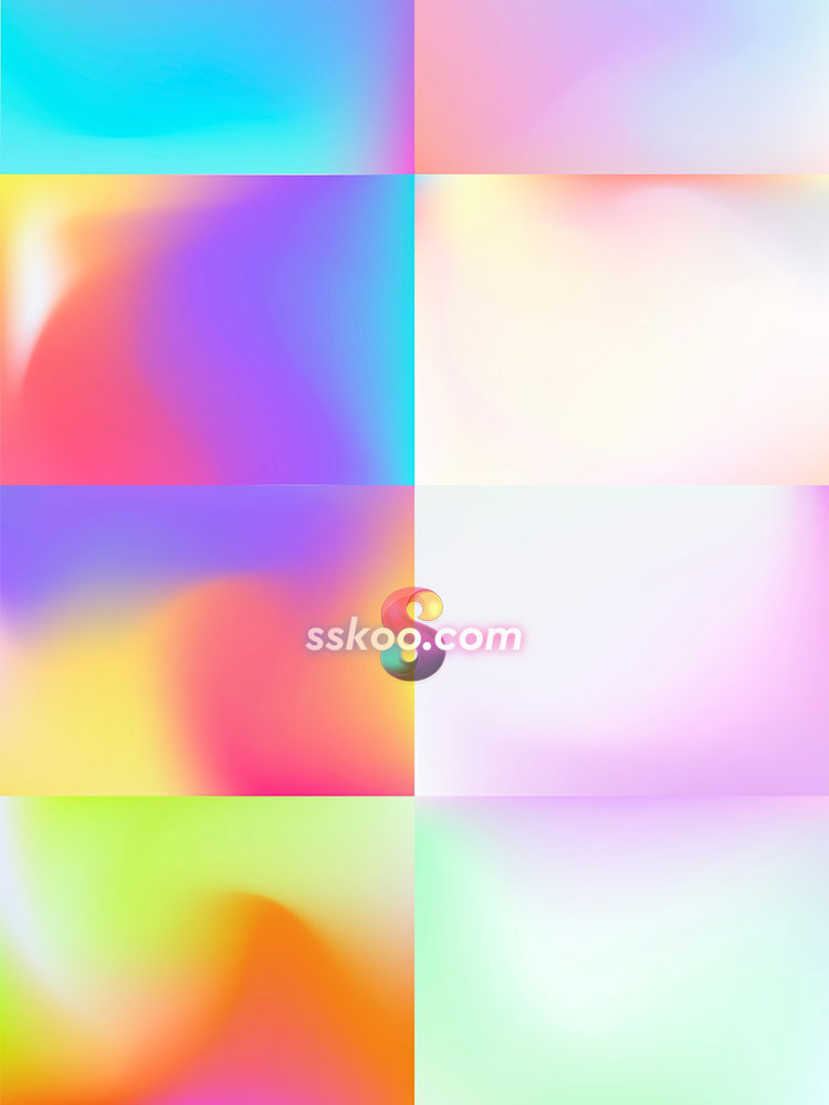 时尚炫彩渐变流体海报背景装饰图片EPS矢量H5平面美工设计素材插图6