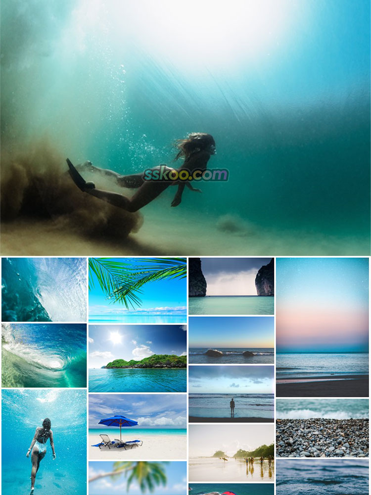 海边海景海滩风景高清JPG摄影照片4K壁纸背景图片插图设计素材插图10
