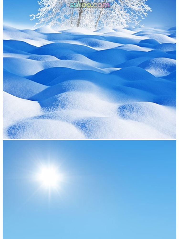 冬季雪景雪山风景高清JPG摄影照片4K壁纸背景图片插图设计素材插图4