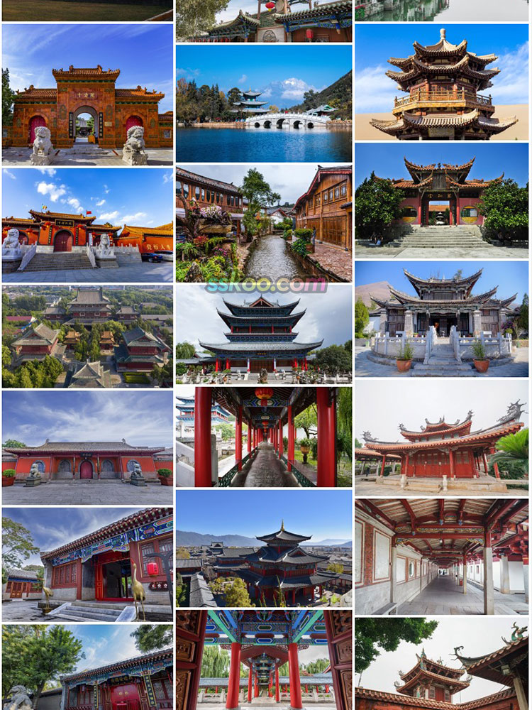 中国传统古典建筑寺庙亭台楼阁园林风代著名JPG图片插图摄影照片素材插图12
