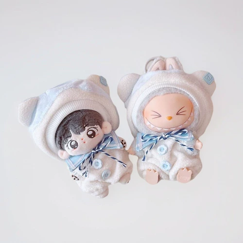 Хлопковая военно-морская кукла, шапка, второе поколение, детская одежда, 17см, 10см