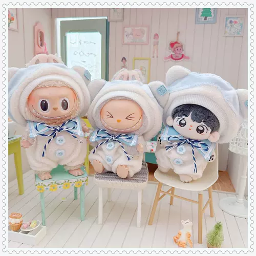 Хлопковая военно-морская кукла, шапка, второе поколение, детская одежда, 17см, 10см