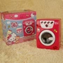 Hello Kitty máy giặt mini đồ chơi lớn ánh sáng cô gái chơi nhà mô phỏng nhà bếp trứng đồ chơi