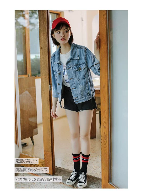 Vớ nữ phiên bản Hàn Quốc của mùa hè mỏng phần ba thanh vớ vớ sinh viên vớ cotton đại học gió Nhật Bản vớ vớ mùa thu