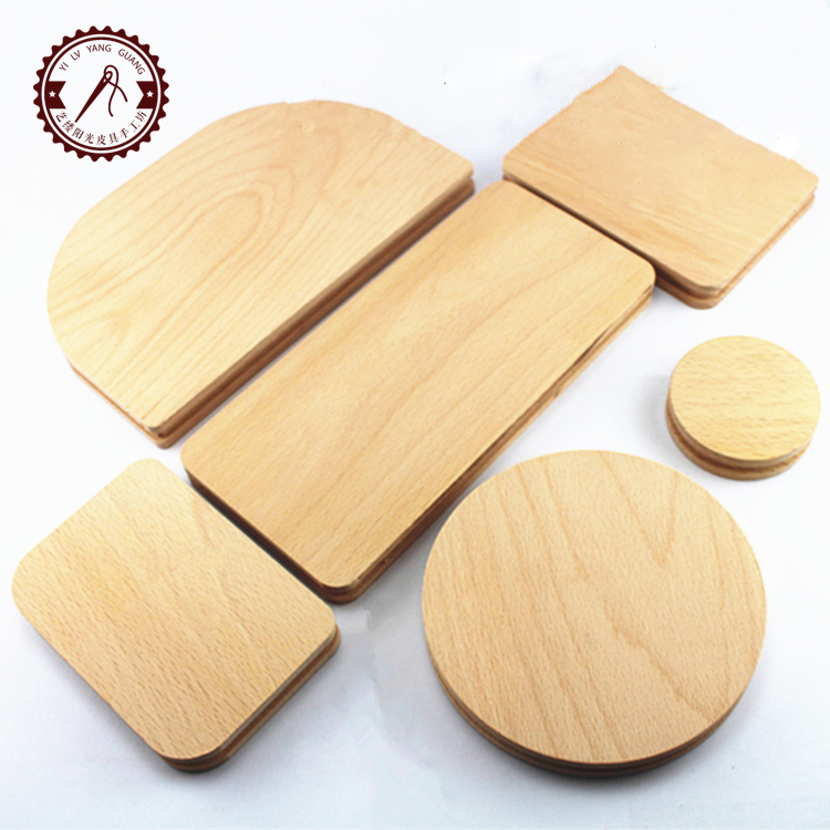 Upper Pull Chain Formwork Diy Handmade Leather Tool Base Tool Beech Wood Mounting Pull Chain Tool Module for the Necklace God