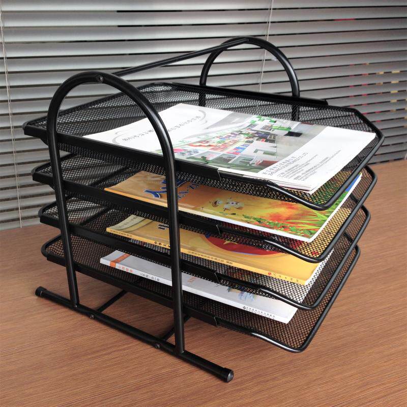 Desktop creative drawer file rack metal multi-layer file tray file column file frame office file storage cabinet