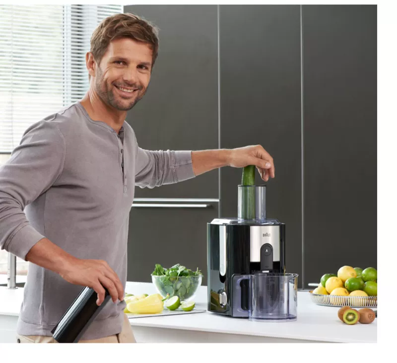 Máy ép trái cây Braun Braun j500 Máy ép trái cây điện gia dụng Braun năng suất cao - Máy ép trái cây