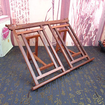  High-end mahogany reading rack copybook rack Buddhist sutra rack chanting rack Big red acid branch book post rack foldable