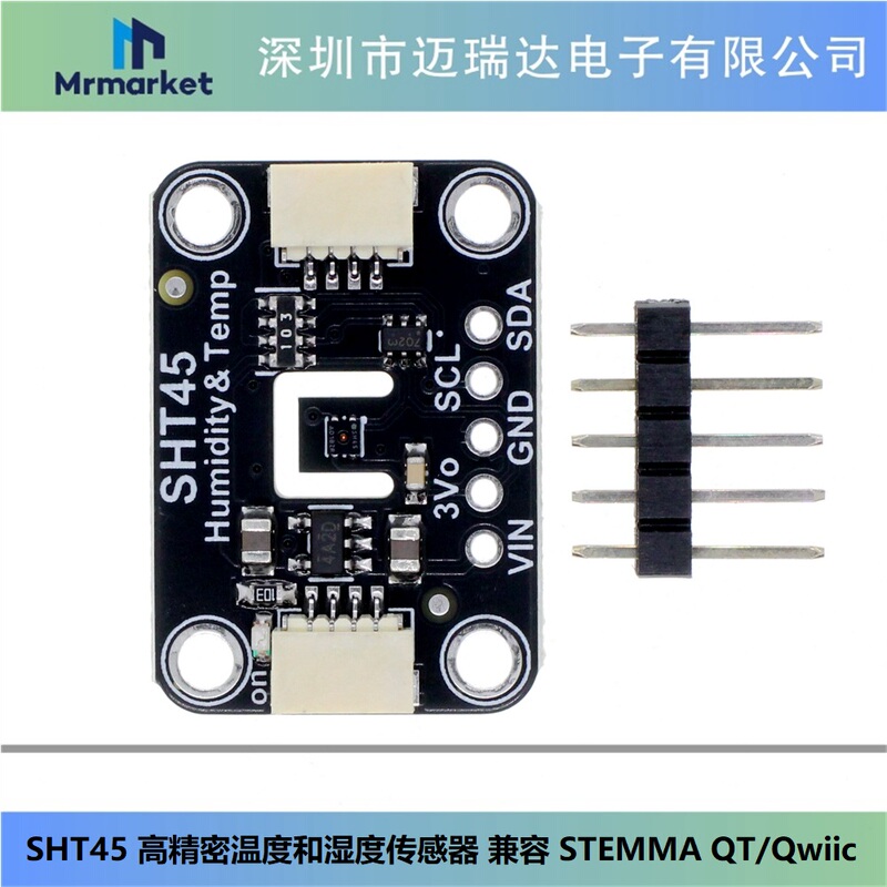 Sht45 High Precision Temperature and Humidity Sensor Compatible with Stemma Qt/Qwiic
