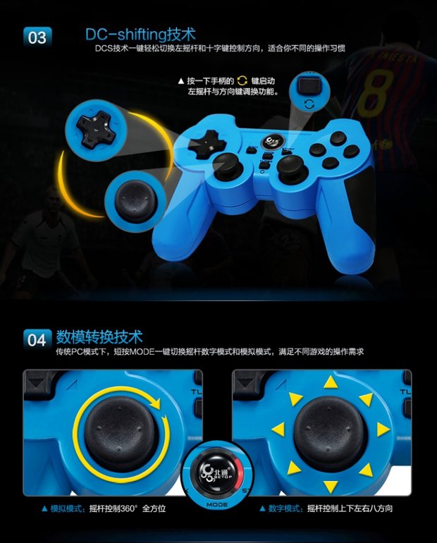 Beitong Condor XPRO USB PC PC360 Android TV Box NBA2K Bóng đá trực tiếp tay game bluetooth