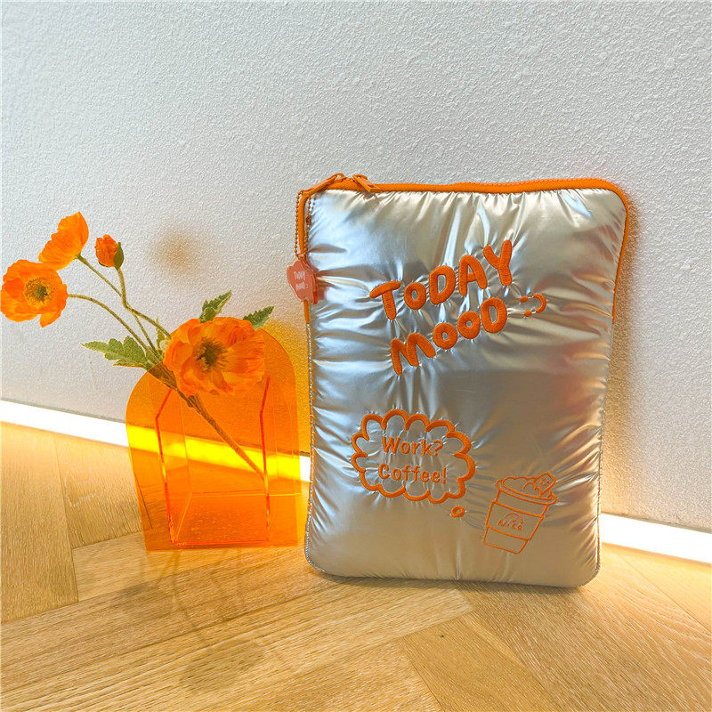 Today Mood Plume Cotton Liner Bag applies Apple pen electric bag Female 16 inch ipad containing bag