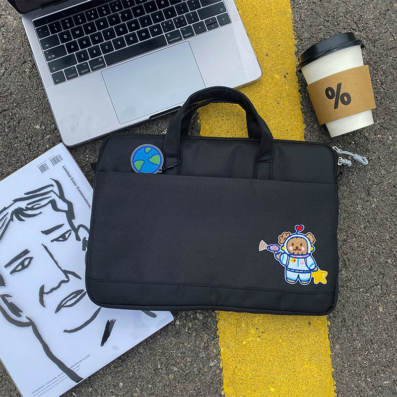 Original Astronaut Computer Bag Portable Messenger Suitcase Cute Girl Suitable for Apple MacBook Notebook