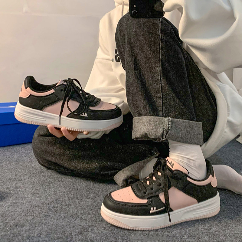 Pull back new women's shoes explosion-proof shoes women's 2022 spring and autumn all-match niche sports shoes peach is ripe for design