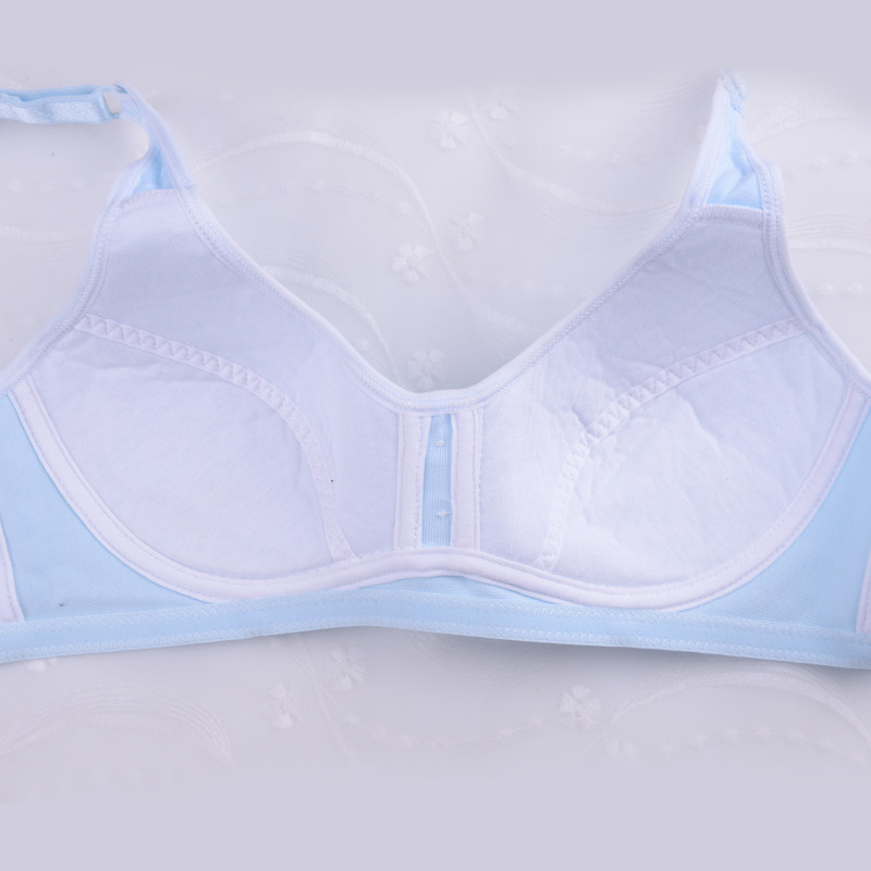 Junior high school girls developmental girls bra gathered sexy high school students cotton underwear ultra-thin bra 15 years old
