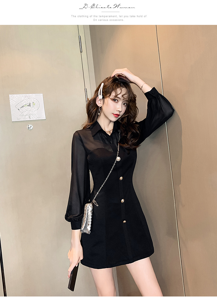 VK旗艦店 韓系雪紡燈籠袖襯衣修身短褲套裝長袖褲裝