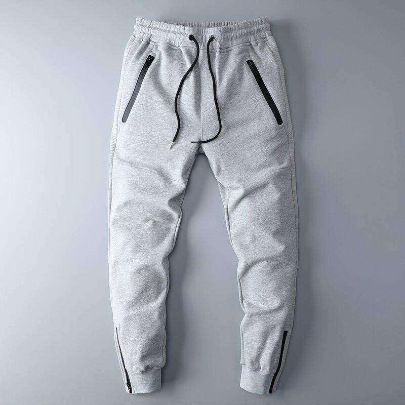 Autumn and Winter Men's Pure Cotton Casual Sports Sweatpants, Terry Cotton Fabric, Carrot Pants, Jogger Pants with Tapered Fit, Trendy Autumn and Winter Men's Pure Cotton Casual Sports Sweatpants, Terry Cotton Fabric, Carrot Pants, Jogger Pants with Tapered Fit, Trendy