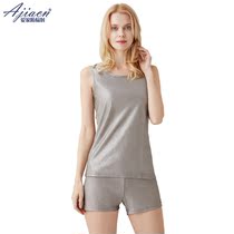 100 % silver fiber radiation protection underwear monitoring room electric welding anti - radiation wear women shorts vest