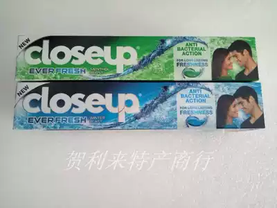 Vietnam imported closeup couple toothpaste 180g mint fresh and natural toothpaste